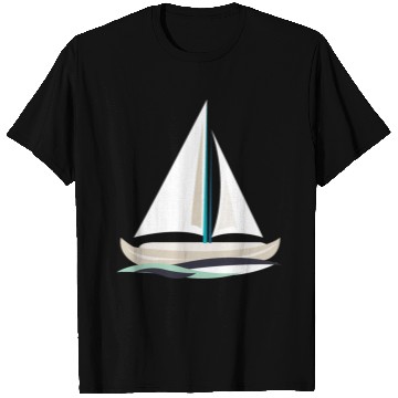 Discover sailing boat T Shirts