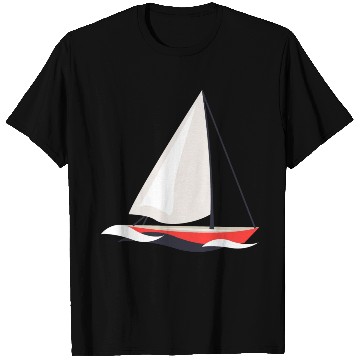 Discover sailing boat T Shirts