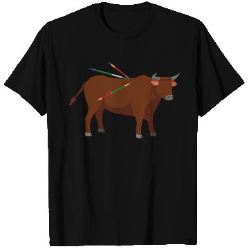Discover bull with arrows T Shirts