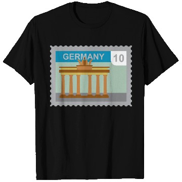 Discover germany mail stamp T Shirts