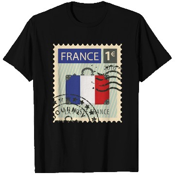 Discover stamp france T Shirts