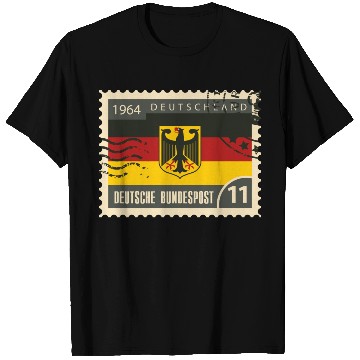 Discover germany post stamp T Shirts