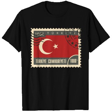 Discover turkey post stamp T Shirts