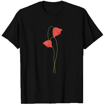 Discover Poppy flower T Shirts