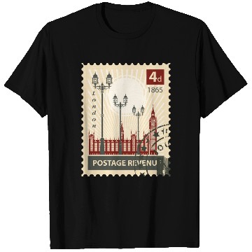 Discover london stamp T Shirts