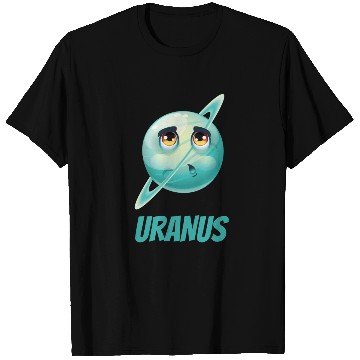Discover Cartoon Planet Uranus T Shirts