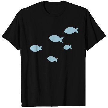 Discover school of fish T Shirts