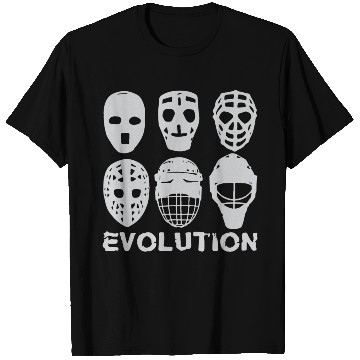 Discover hockey goalie mask evolution T Shirts