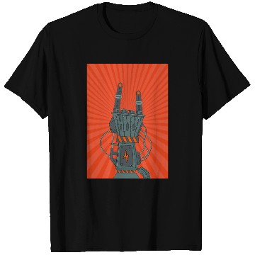 Discover hard rock horns robot T Shirts