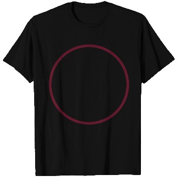 Discover circle outline T Shirts