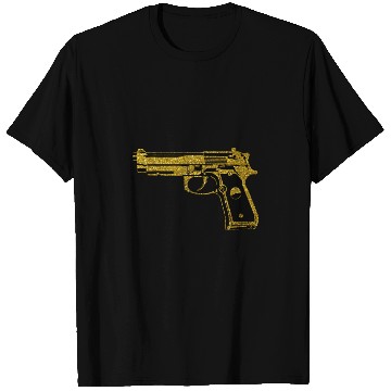 Discover Golden Gun - Pistol Weapon Fire Ammo T Shirts