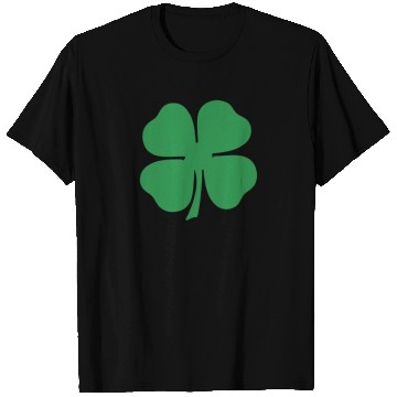 Discover Green 4 Leaf Clover Solid T Shirts