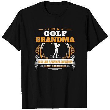 Discover Golf Grandma T Shirts Gift Idea