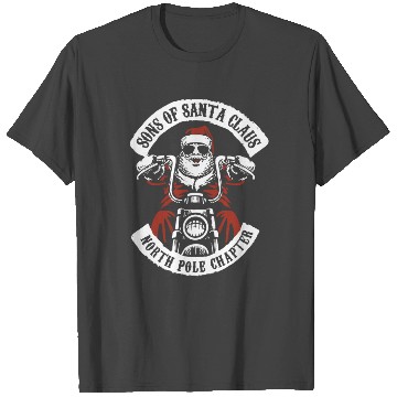 Discover Sons Of Santa claus north pole chapter moto T Shirts