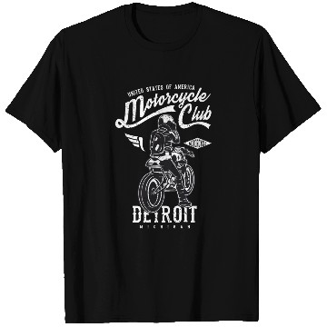 Discover MotorcycleClub Detroit Michigan T Shirts