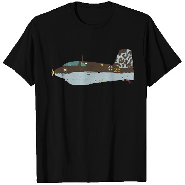 Discover Messerschmitt ME 162 Aircraft Kraftei WW2 Gift T Shirts