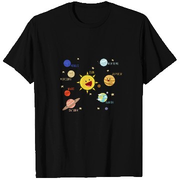 Discover Planets Galaxy T Shirts Science T Shirts