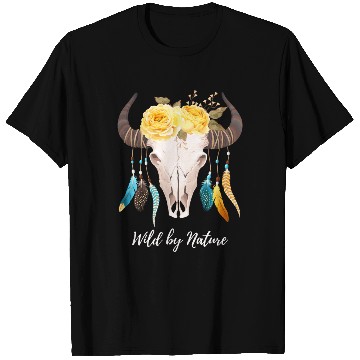 Discover Wild by nature skull T Shirts
