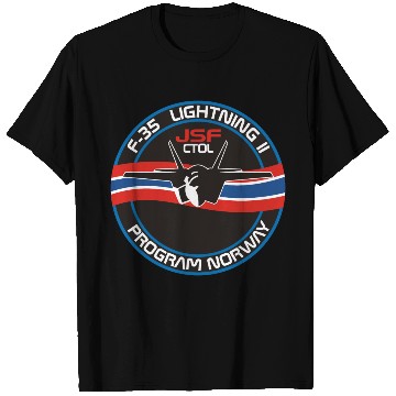Discover F-35 Lightning II Norway T Shirts