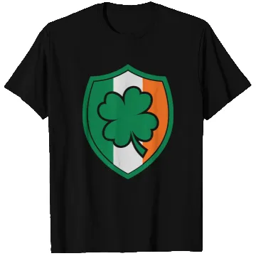 Discover Ireland Flag - Irish - Ire -St Patricks day-Clover T Shirts