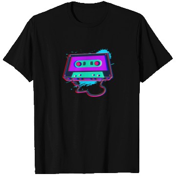 Discover 80s Music Cassette Tape : 3D, Neon, 80s songs T Shirts