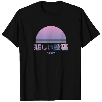 Discover SAD POST 1987 Vaporwave T Shirts T Shirts