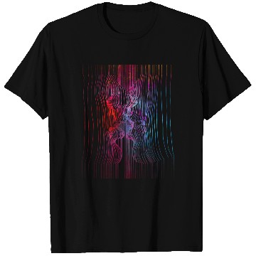 Discover Line Art Couple Kissing T Shirts