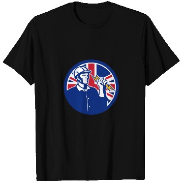 Discover British Power Lineman T Shirts