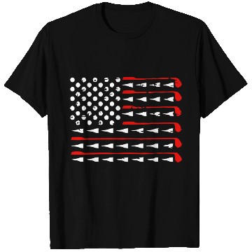 Discover AMERICAN FLAG GOLF T Shirts