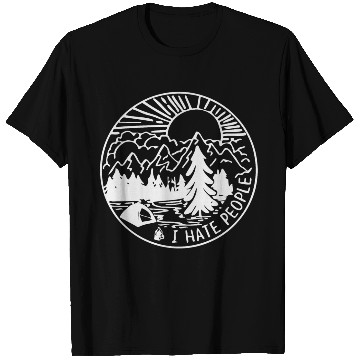 Discover I hate people T Shirts