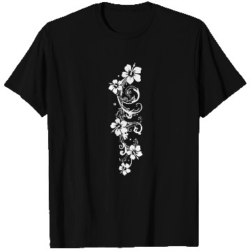 Discover Tendril with hibiscus, hibiscus flowers T Shirts