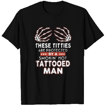 Discover there titties are protected by a smoking hot tatto T Shirts