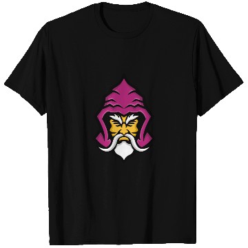 Discover Wizard Head Front Mascot T Shirts