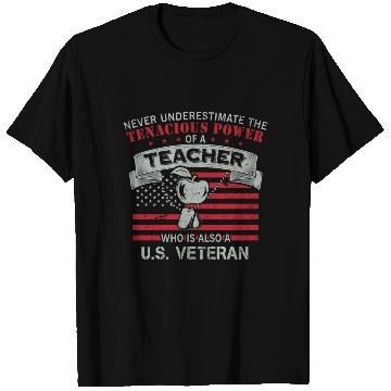 Discover US veteran teacher - Never underestimate T Shirts