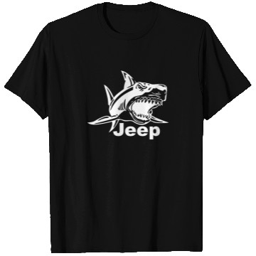 Discover Jeep Great White Shark T Shirts
