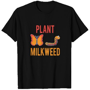 Discover Women's Monarch Butterfly Plant Milkweed Caterpill T Shirts
