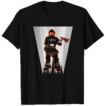 Discover fireman back service gift idea T Shirts