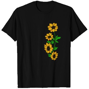 Discover sunflower flowers bunch bloom gift idea T Shirts