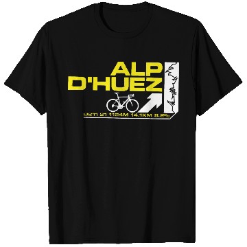 Discover Tour De France Alp D huez Cycling Mens Printed bik T Shirts
