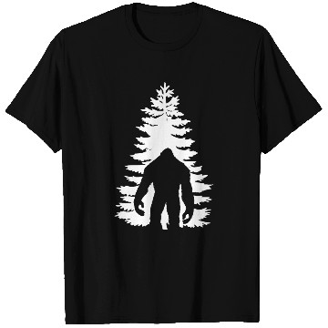 Discover Bigfoot - bigfoot/sasquatch tree design T Shirts