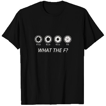 Discover Funny Photography - Camera F-Number Photo Gift T Shirts