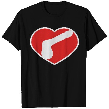 Discover logo i love heart gay gay cock lover penis big man T Shirts