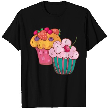 Discover Cupcake Muffin Bakery Cake Candy Sweets Cookie T Shirts