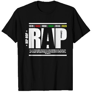 Discover Hip-Hop Collection "Rap" T Shirts
