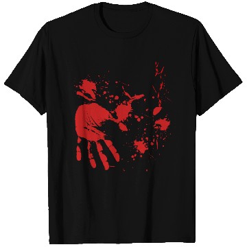 Discover blood Hand Halloween Butcher Doctor T Shirts