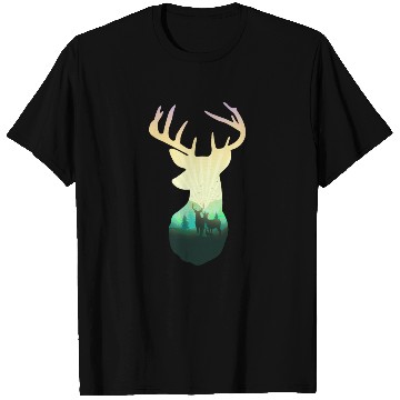 Discover Deer Family In The Forest Unisex Cool T Shirts