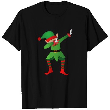 Discover Funny Dabbing Christmas Elf T Shirts Santa's Helper D