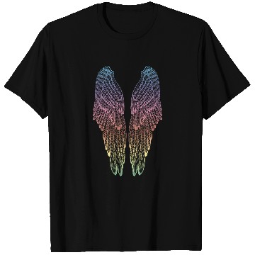 Discover Long Rainbow Angel Wings T-Shirts