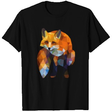 Discover Geometric Nature Fox T Shirts