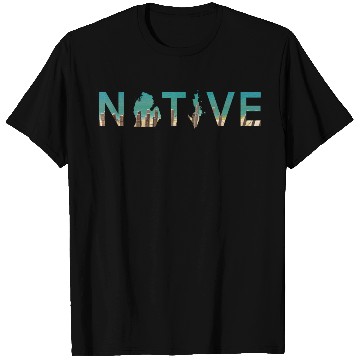 Discover Native Michigan Beach Sand Dunes Summer T Shirts
